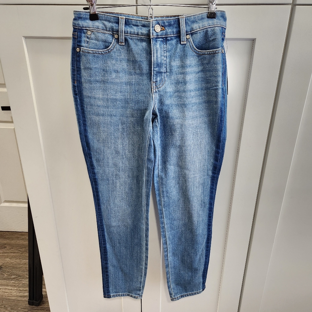 NWT Talbots Slim Ankle Jeans Blue Size 2P